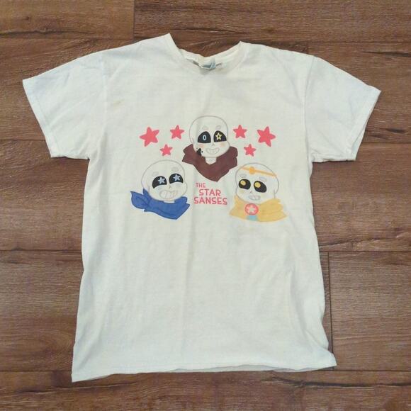 VTG The Star Sanses Women's XS (Youth Small) Shirt Monk Cute Baby Coquette Y2K - Picture 1 of 6